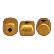 Les perles par Puca® Minos Perlen Bronze gold mat 00030/01740